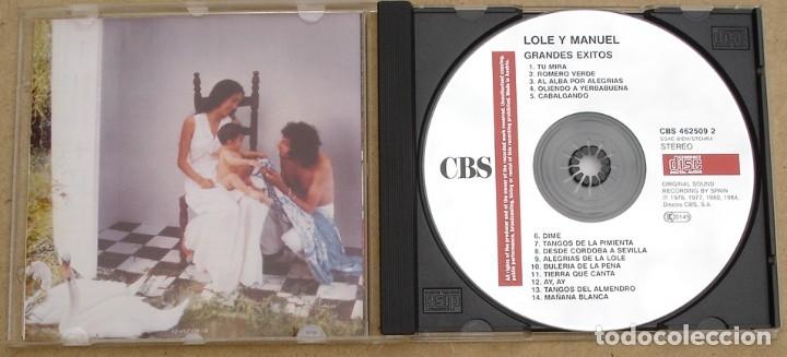 CDs de m&uacute;sica: LOLE Y MANUEL - GRANDES EXITOS (CD) 14 TEMAS - SIN CODIGO DE BARRAS - Foto 2
