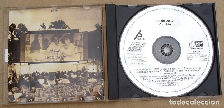 CDs de m&uacute;sica: LUCIO DALLA - CAMBIO (CD) 1990 - 9 TEMAS - Foto 2