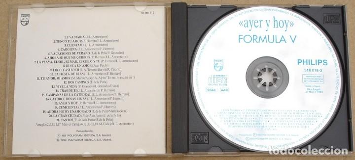 CDs de m&uacute;sica: FORMULA V - AYER Y HOY (CD) 1993 - 21 TEMAS - Foto 2
