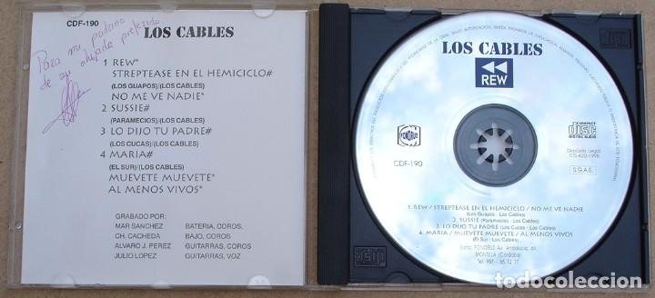 CDs de m&uacute;sica: LOS CABLES - REW (MINI CD) 8 TEMAS - 1995 - Foto 2