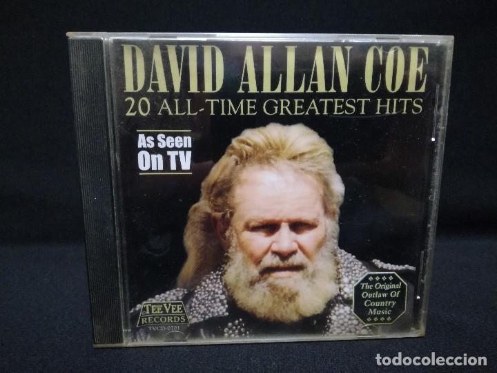 CDs de m&uacute;sica: CD - DAVID ALLAN COE - 20 ALL TIME GREATEST HITS - Foto 1
