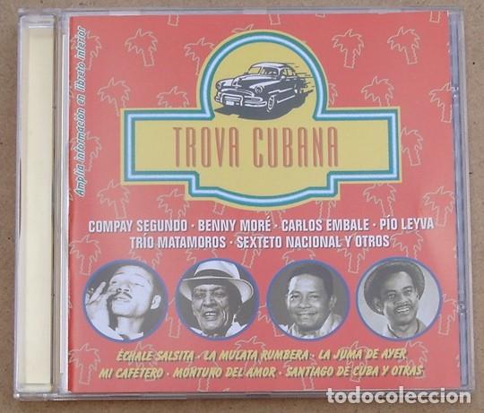 CDs de m&uacute;sica: VARIOS - TROVA CUBANA (CD) 2000 - 15 TEMAS - Foto 1