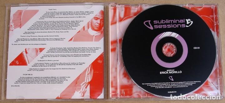 CDs de m&uacute;sica: ERICK MORILLO  SUBLIMINAL SESSIONS FIVE (2CD) 2003 - 24 TEMAS - Foto 2