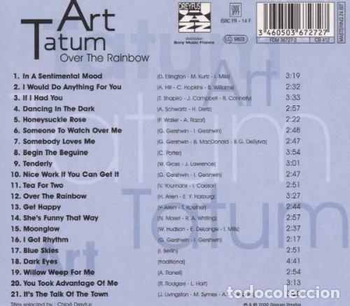 CDs de m&uacute;sica: Art Tatum - Over the Rainbow - CD Digipack - Foto 2