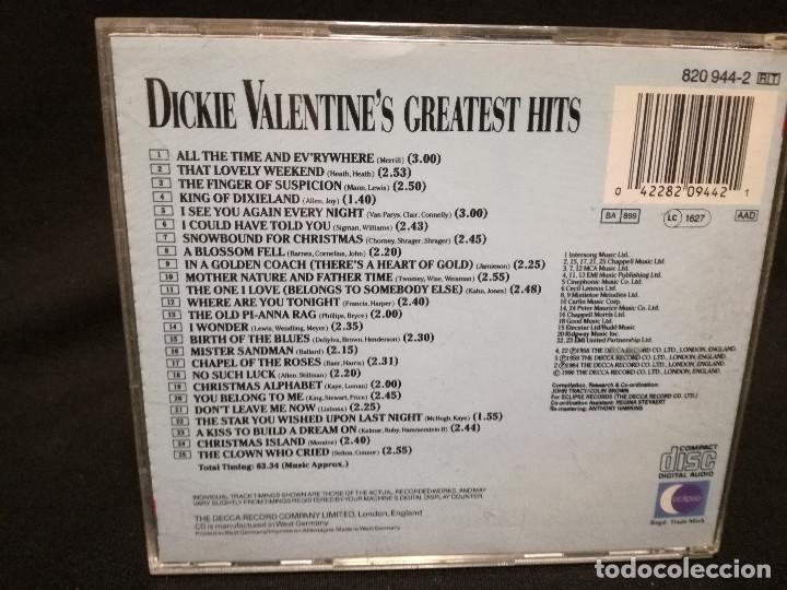 CDs de m&uacute;sica: CD - DICKIE VALENTINES - GRATEST HITS - Foto 3