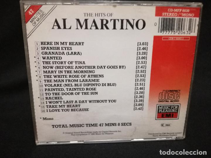 CDs de m&uacute;sica: CD - AL MARTINO - THE HITS OF - Foto 3
