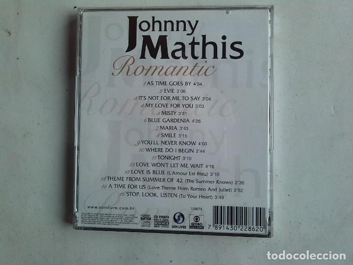 CDs de m&uacute;sica: JOHNNY MATHIS ROMANTIC 2000 BRASIL - Foto 2