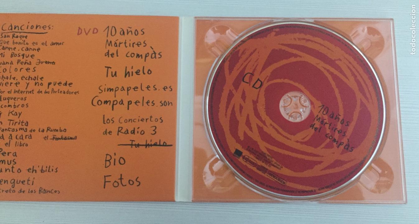 CDs de m&uacute;sica: MARTIRES DEL COMPAS 10 A&Ntilde;OS, CD + DVD - Foto 3