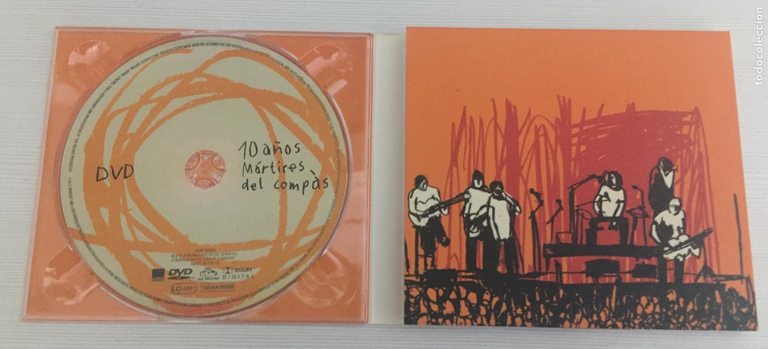 CDs de m&uacute;sica: MARTIRES DEL COMPAS 10 A&Ntilde;OS, CD + DVD - Foto 4