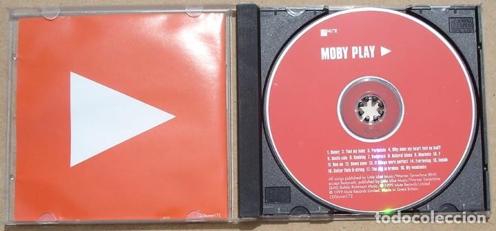 CDs de m&uacute;sica: MOBY - PLAY (CD) 1999 - 18 TEMAS - MUTE - UK - Foto 2