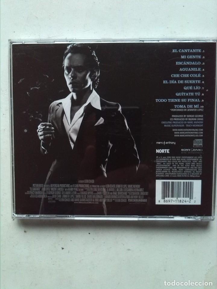 CDs de m&uacute;sica: MARC ANTHONY EL CANTANTE BSO - Foto 2