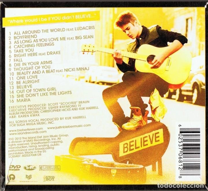 CDs de m&uacute;sica: JUSTIN BIEBER BELIEVE  ( DVD + CD) - Foto 2