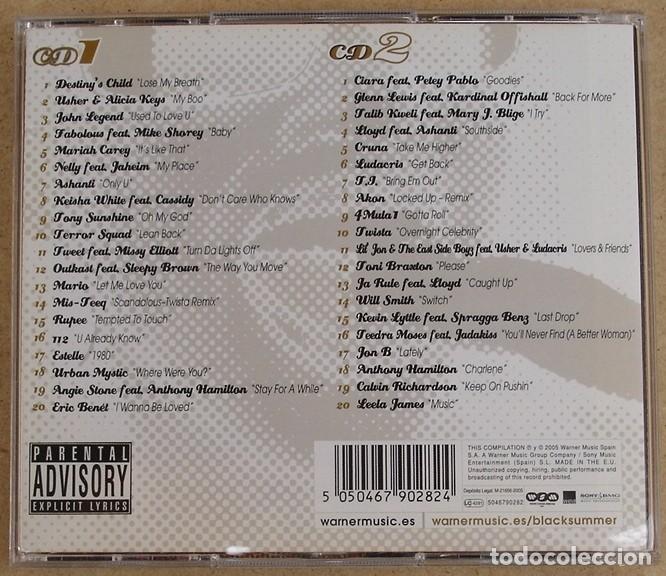 CDs de m&uacute;sica: VARIOS - BLACK SUMMER (2CD) 2005 - 40 TEMAS - Foto 4