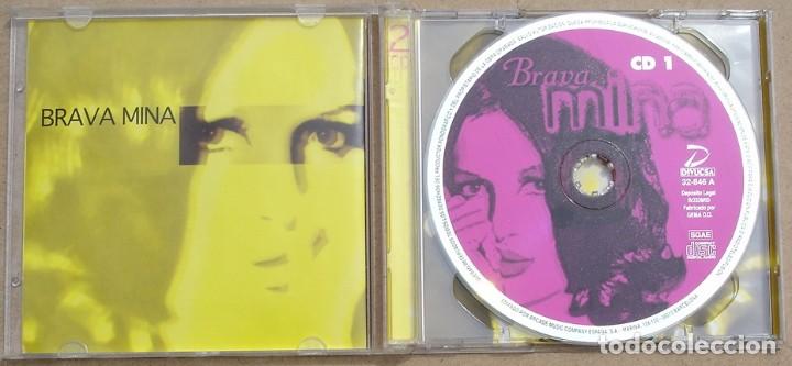 CDs de m&uacute;sica: MINA - BRAVA MINA (2CD) 2000 - EXITOS EN ESPA&Ntilde;OL - ITALIANO - DIVUCSA - Foto 2