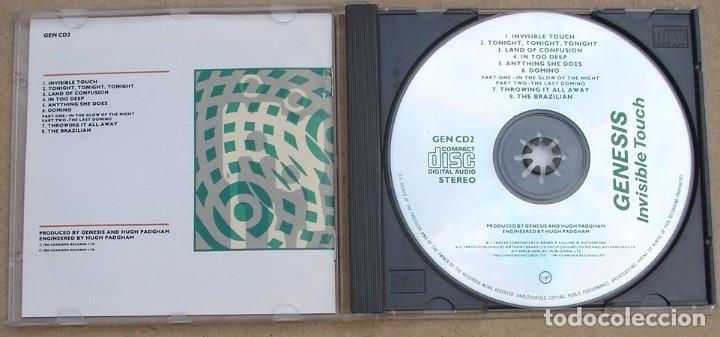 CDs de m&uacute;sica: GENESIS - INVISIBLE TOUCH (CD) 1986 - 8 TEMAS - Foto 2