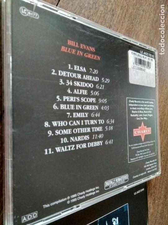 CDs de m&uacute;sica: CD BILL EVANS BLUE IN GREEN - Foto 3