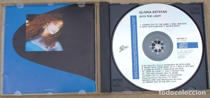 CDs de m&uacute;sica: GLORIA ESTEFAN - INTO THE LIGHT (CD) 1991 - 16 TEMAS - Foto 2