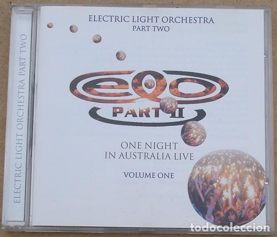 CDs de Musique: ELECTRIC LIGHT ORCHESTRA PART TWO - ONE NIGHT IN AUSTRALIA LIVE VOLUME ONE (CD) 1997 - 12 TEMAS