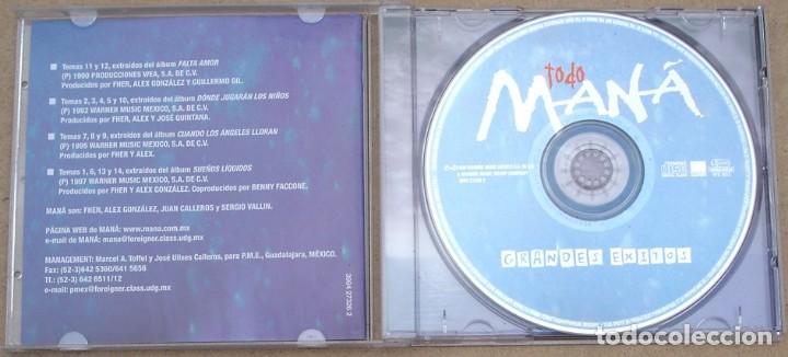 CDs de m&uacute;sica: MANA - GRANDES EXITOS (CD) 1999 - 14 TEMAS - Foto 2