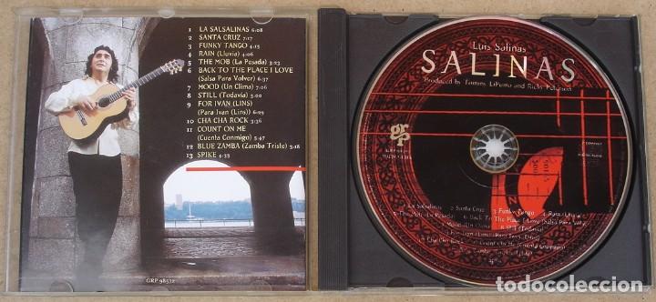 CDs de m&uacute;sica: LUIS SALINAS - SALINAS (CD) 1996 - 13 TEMAS - GRP - Foto 2
