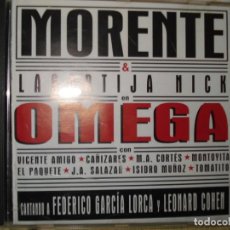 CDs de Música: ENRIQUE MORENTE & LAGARTIJA NICK EN OMEGA , CD EDITADO EN 1996. Lote 160852266