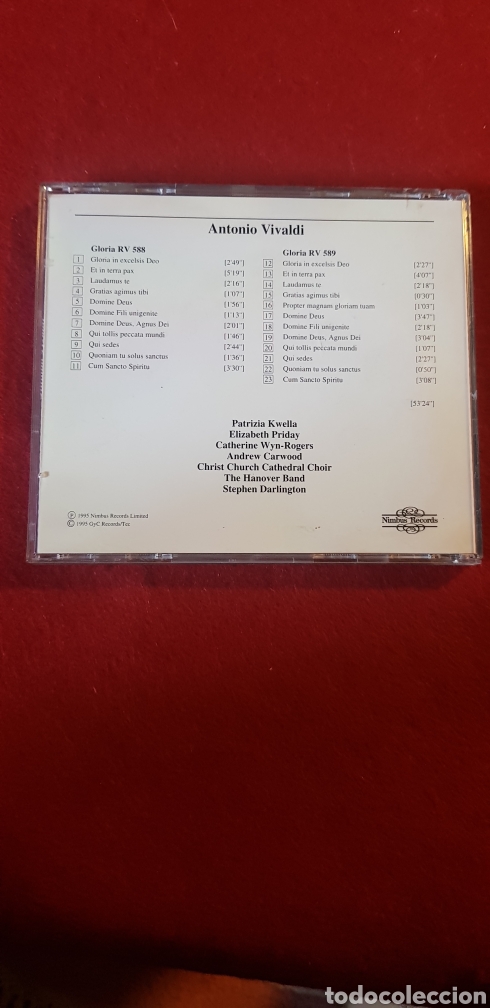 CDs de m&uacute;sica: Vivaldi gloria - Foto 2