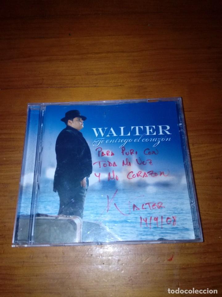 CDs de m&uacute;sica: WALTER. TE ENTREGO EL CORAZ&Oacute;N. DEDICADO. B4CD - Foto 1