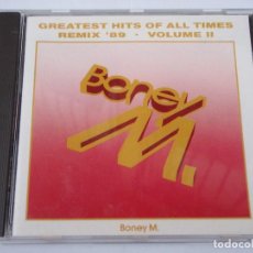 CDs de Música: BONEY M. ( GREATEST HITS OF ALL TIMES VOLUME II / REMIX '89 ) 1989 CD. Lote 160966098
