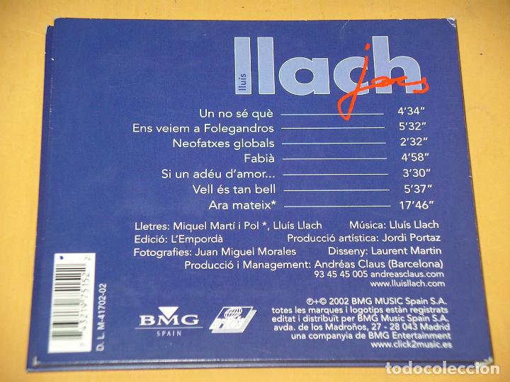 CDs de m&uacute;sica: Llu&iacute;s Llach, Jocs, CD - Foto 2