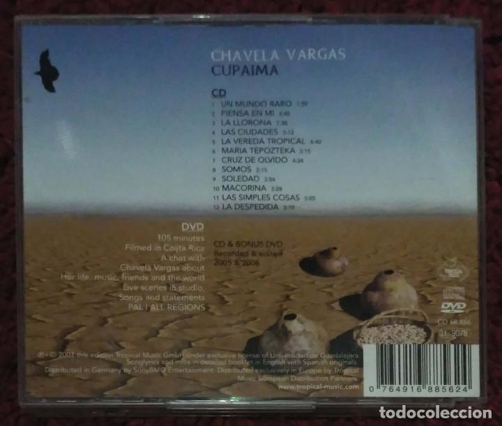 CDs de m&uacute;sica: CHAVELA VARGAS (CUPAIMA) CD + DVD 2007 - Foto 2