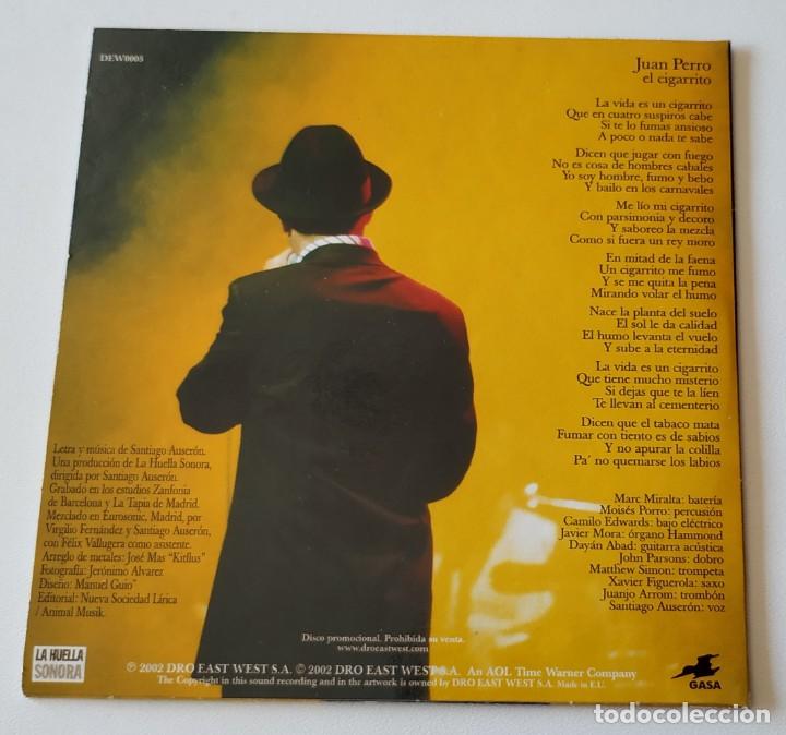 CDs de m&uacute;sica: JUAN PERRO El Cigarrito CD Single PROMO 2002 - Foto 2