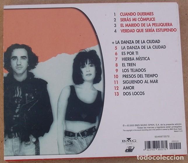 CDs de m&uacute;sica: COMPLICES - LA DANZA DE LA CIUDAD (CD) 2003 - 13 TEMAS - Foto 2