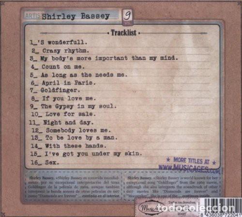CDs de m&uacute;sica: Shirley Bassey - CD Recopilatorio digipack - Foto 2