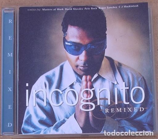 CDs de m&uacute;sica: INCOGNITO - REMIXED (CD) 1996 - 12 TEMAS - Foto 1