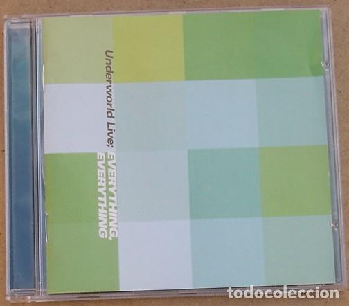 CDs de m&uacute;sica: UNDERWORLD - LIVE, EVERYTHING, EVERYTHING (CD 2000) - 8 TEMAS - Foto 1