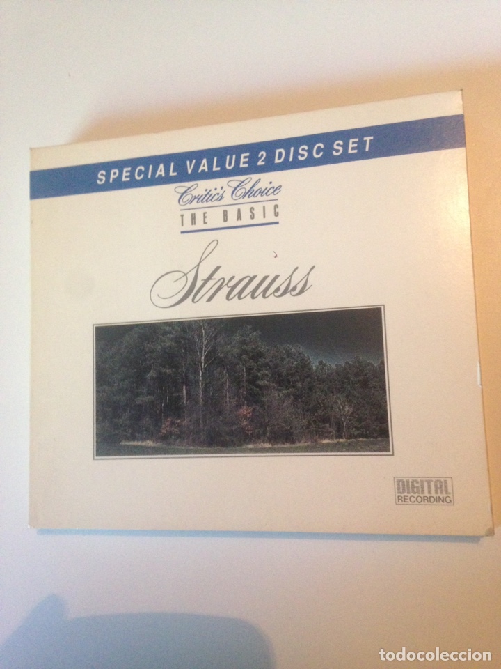 CDs de m&uacute;sica: STRAUSS - GRITICS GHOICE - THE B&Aacute;SIC - Foto 1