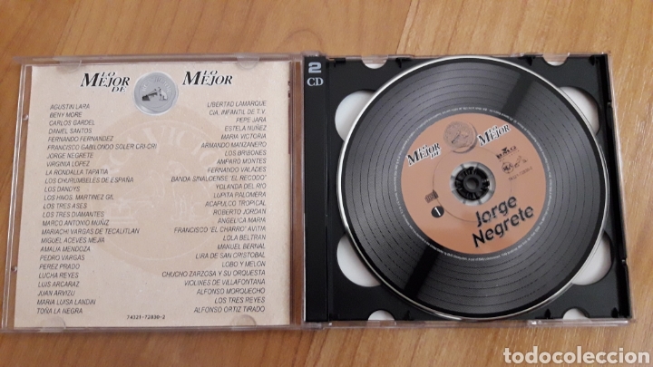 CDs de m&uacute;sica: Jorge Negrete. 40 temas originales - Foto 3