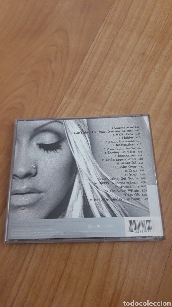 CDs de m&uacute;sica: Christian Aguilera. Stripped - Foto 2