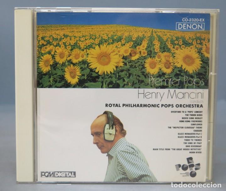 CDs de m&uacute;sica: CD. PREMIER POPS. HENRY MANCINI - Foto 1