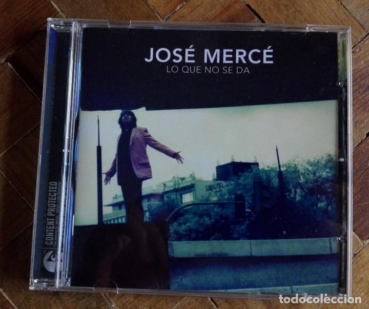 CDs de m&uacute;sica: CD Jos&eacute; Merc&eacute; - Lo que no se da - Foto 1