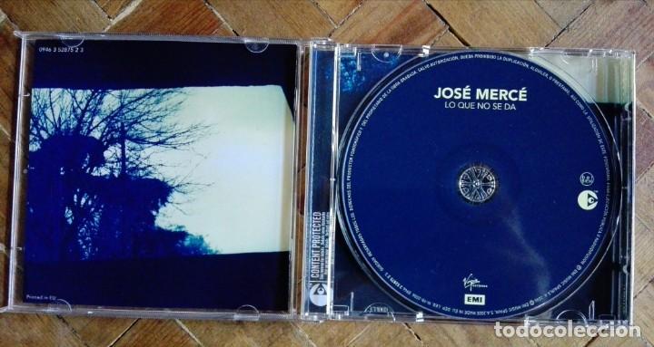 CDs de m&uacute;sica: CD Jos&eacute; Merc&eacute; - Lo que no se da - Foto 3