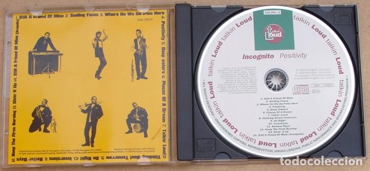 CDs de m&uacute;sica: INCOGNITO - POSITIVITY (CD) 1993 - 14 TEMAS - Foto 2