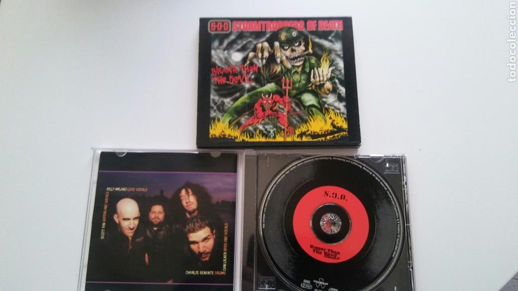 CDs de m&uacute;sica: S.O.D. --Bigger than the devil.1999. - Foto 3