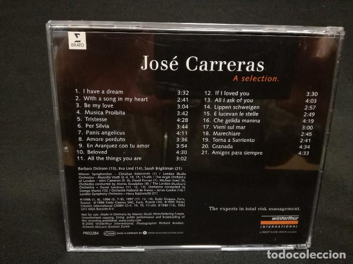 CDs de m&uacute;sica: CD - JOSE CARRERAS - A SELECTION - Foto 3
