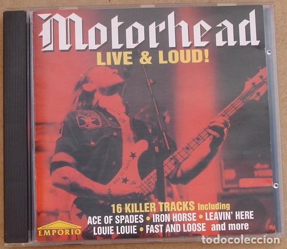 CDs de m&uacute;sica: MOTORHEAD - LIVE & LOUD (CD) 1995 - 16 TEMAS - Foto 1
