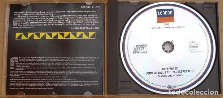 CDs de m&uacute;sica: JOHN MAYALL & THE BLUESBREAKERS - BARE WIRES (CD) 7 TEMAS - Foto 2