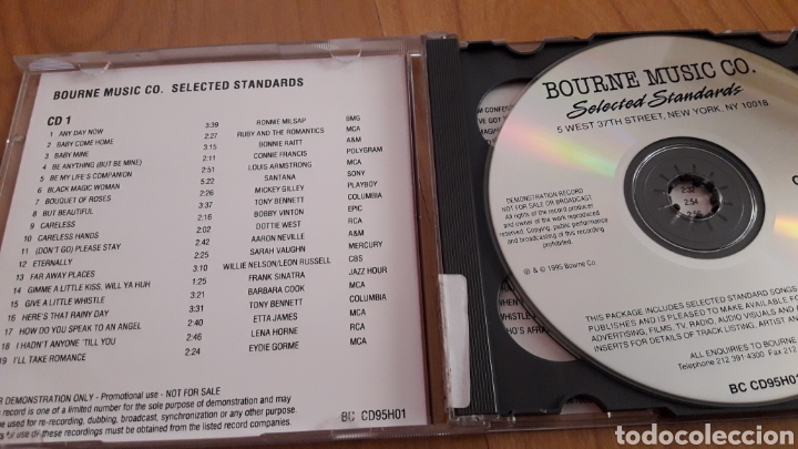 CDs de m&uacute;sica: BOURNE MUSIC CO. Doble cd - Foto 2