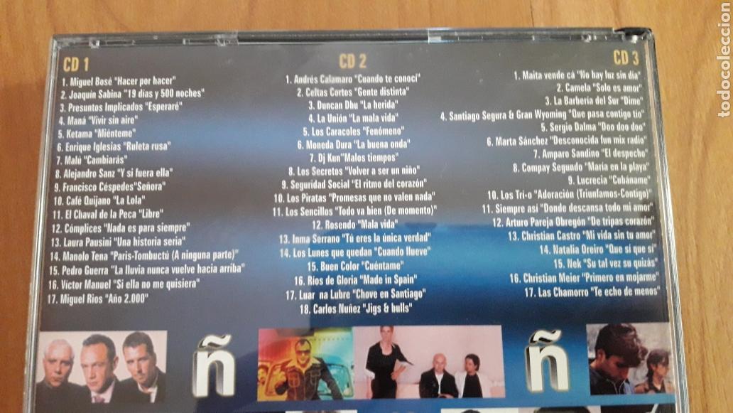 CDs de m&uacute;sica: &Ntilde; LOS &Eacute;XITOS DEL A&Ntilde;O. TRES CDS - Foto 2