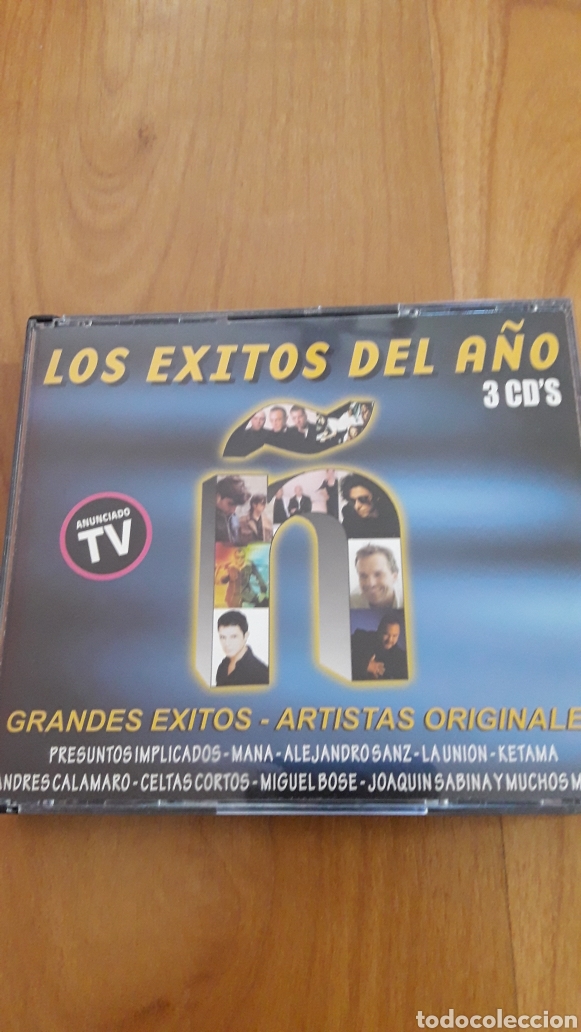 CDs de m&uacute;sica: &Ntilde; LOS &Eacute;XITOS DEL A&Ntilde;O. TRES CDS - Foto 1
