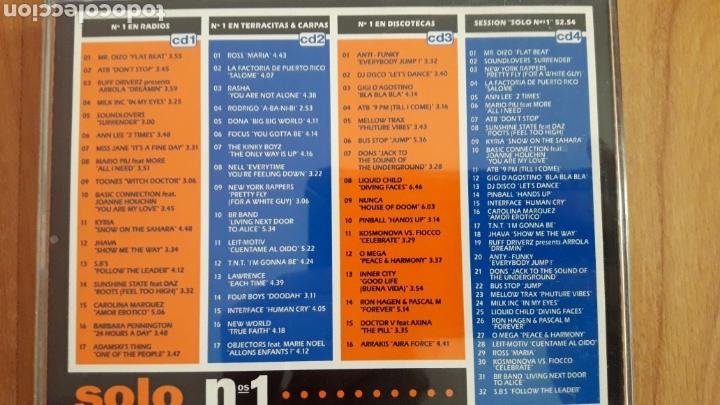 CDs de m&uacute;sica: S&Oacute;LO LOS N&Uacute;MEROS 1. CUATRO CDS - Foto 2
